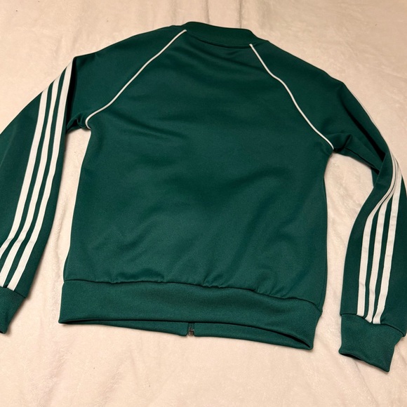Adidas Women's Dark Green Bomber Jacket - Picture 2 of 5